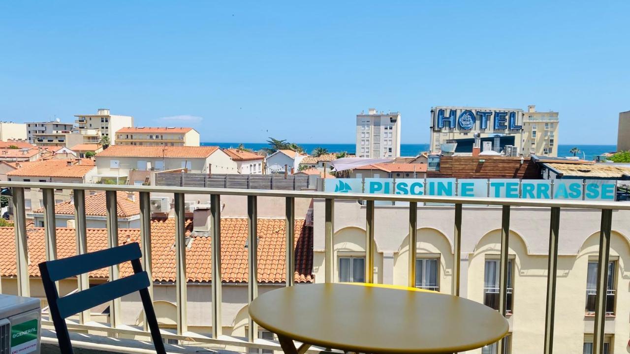 "Zen" 100M De La Plage Avec Parking, Vue Mer Et Vue Montagne Canet-en-Roussillon Eksteriør bilde